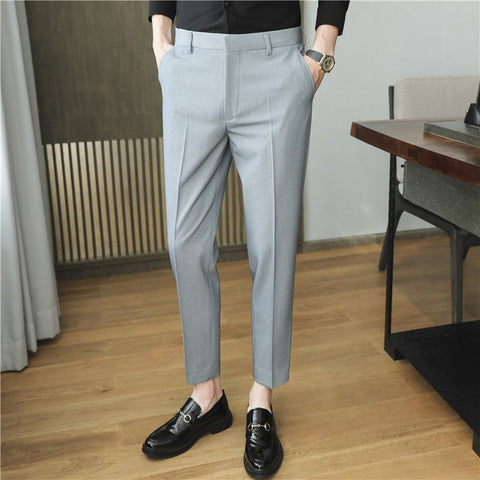 Versatile Men's Stretch Casual Suit Pants