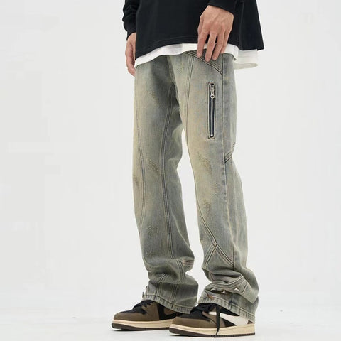 Men's Slightly Flared Slimming Jeans