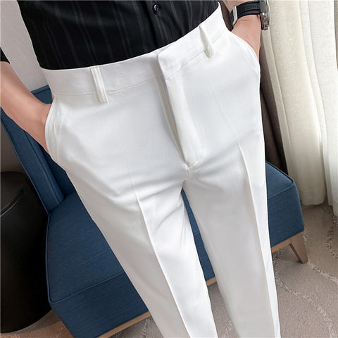 Versatile Men's Stretch Casual Suit Pants