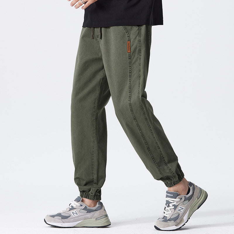 Fashionable Loose Cotton Trousers for Men