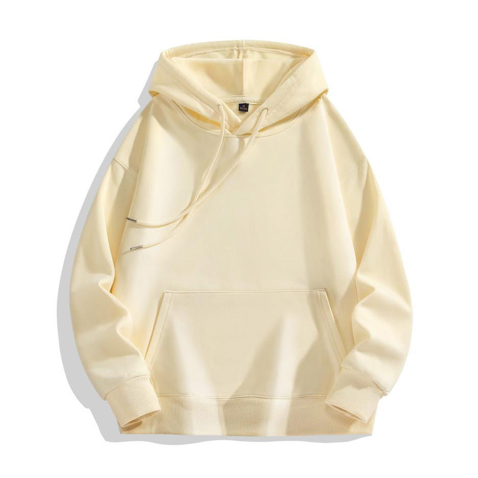 Comfortable Heavy-Duty Cotton Hoodie | Plush Shoulder Loose Jacket