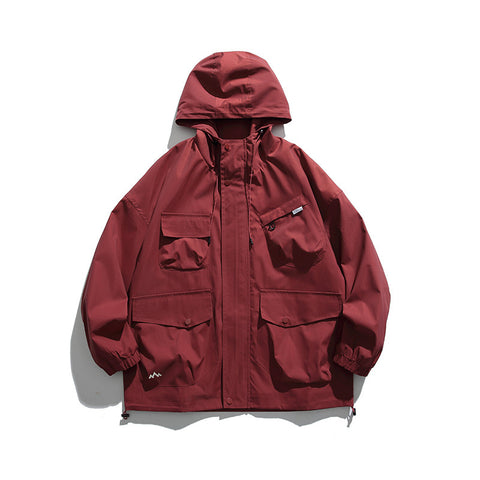 Men's Hooded Multi-Pocket Jacket