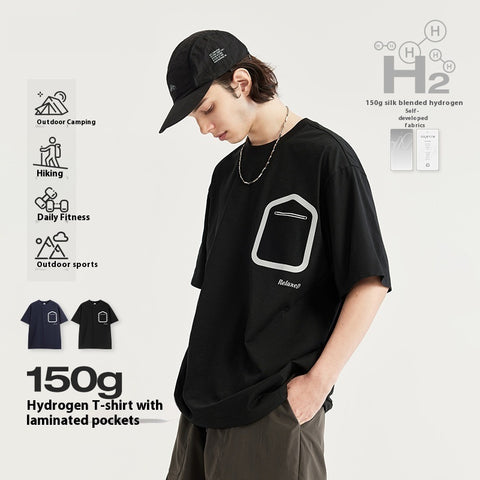 Men's Fashion Hydrogen T-Shirt with Pressure Pocket