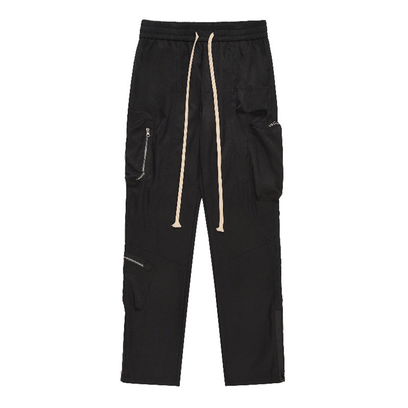 Men's Straight Multi-Pocket Cargo Pants