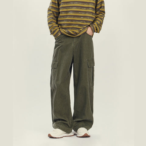 Men's Autumn & Winter High-Grade Loose Straight Trousers