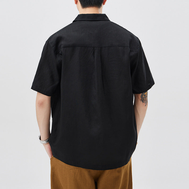 Men's Loose Fit All-Matching Polo Simple and Versatile Style