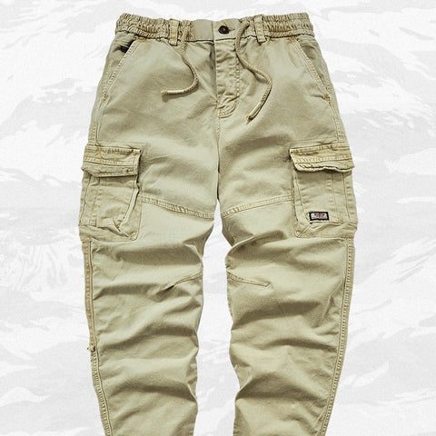 Men's Straight Leg Cargo Pants with Multi-Pockets