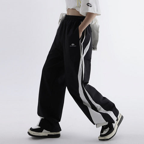 Men's Fashion Loose Wide-Leg Straight Pants