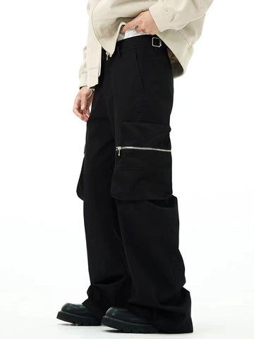 Men's American Street Wide Tube Overalls