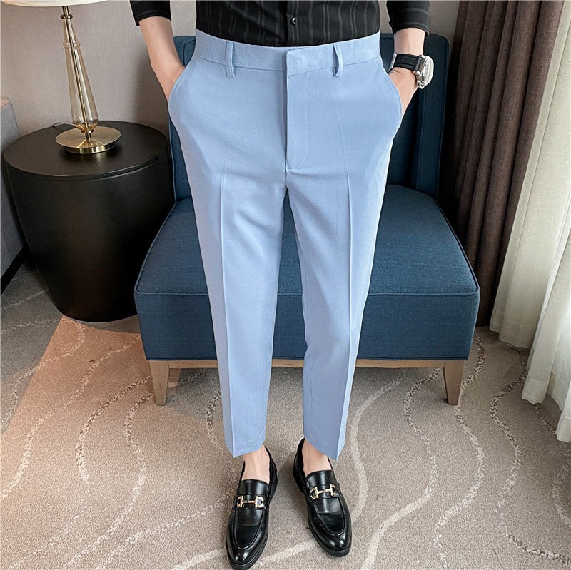 Versatile Men's Stretch Casual Suit Pants