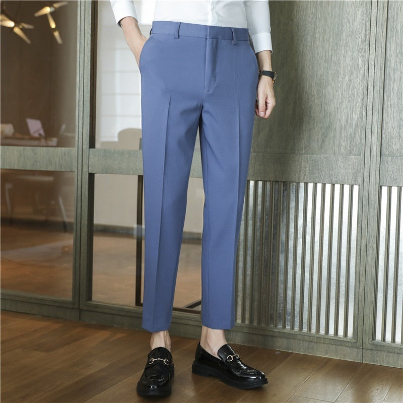 Versatile Men's Stretch Casual Suit Pants