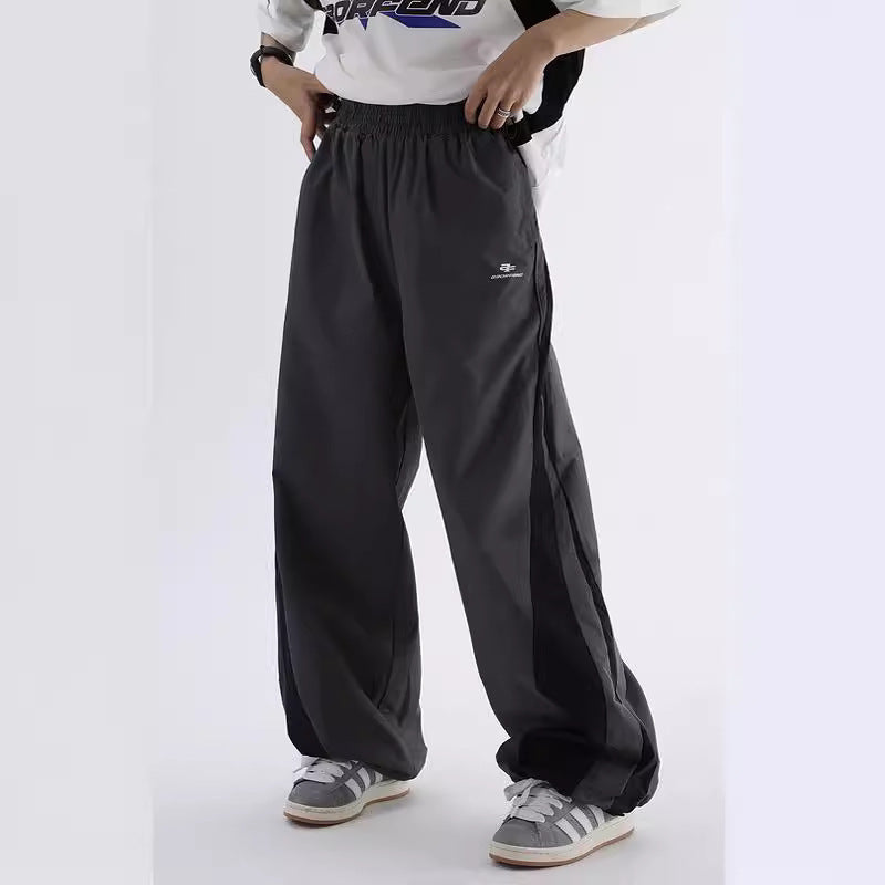 Men's Fashion Loose Wide-Leg Straight Pants