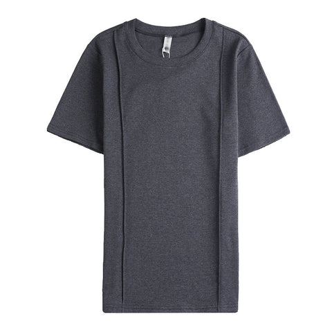 Men's Round Neck Thin Stretch Short Sleeve T-shirt