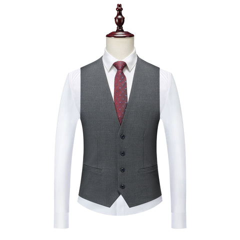 Elevate Your Look with Men's Slim Fit Three-Piece Suit for Professional Wear