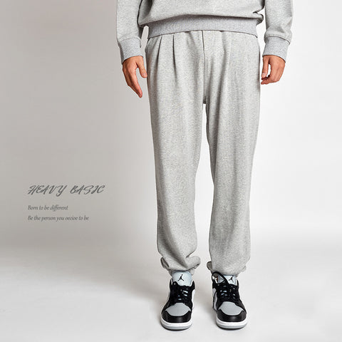 Men's Draping Terry Sweatpants: Fashion Brand Casual Loose Fit