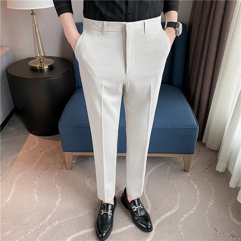 Versatile Men's Stretch Casual Suit Pants