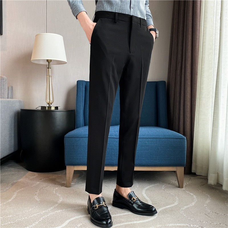 Versatile Men's Stretch Casual Suit Pants