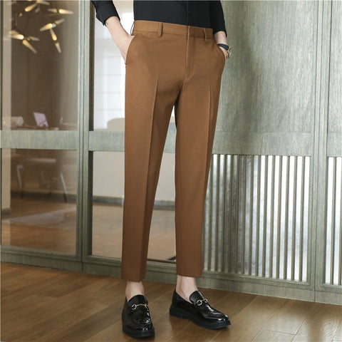 Versatile Men's Stretch Casual Suit Pants