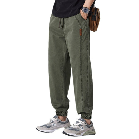 Fashionable Loose Cotton Trousers for Men