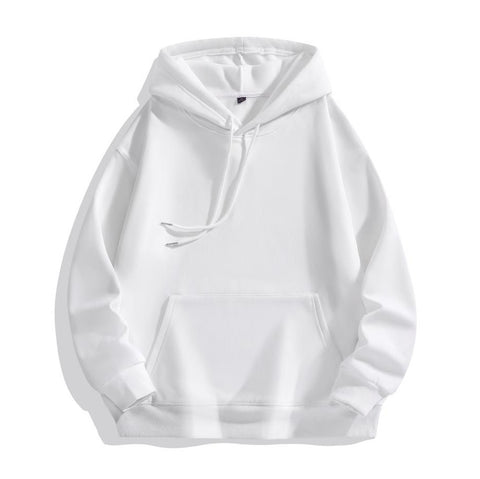 Comfortable Heavy-Duty Cotton Hoodie | Plush Shoulder Loose Jacket