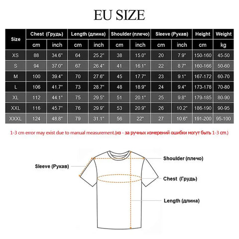 T-Shirt Cotton Tops & Tees For Men Printing Top T-Shirts Casual Hip Hop