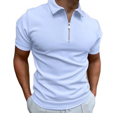 Casual Summer Lapel Short Sleeve Polo Shirt