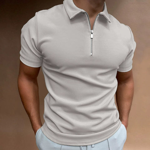 Casual Summer Lapel Short Sleeve Polo Shirt