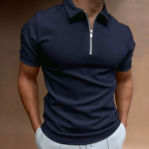 Casual Summer Lapel Short Sleeve Polo Shirt