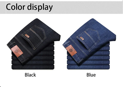 New Men Classic Jeans Jean Homme Pantalones Hombre Men Mannen Soft Black Biker Masculino Denim Overalls Mens Pants Size 32-38