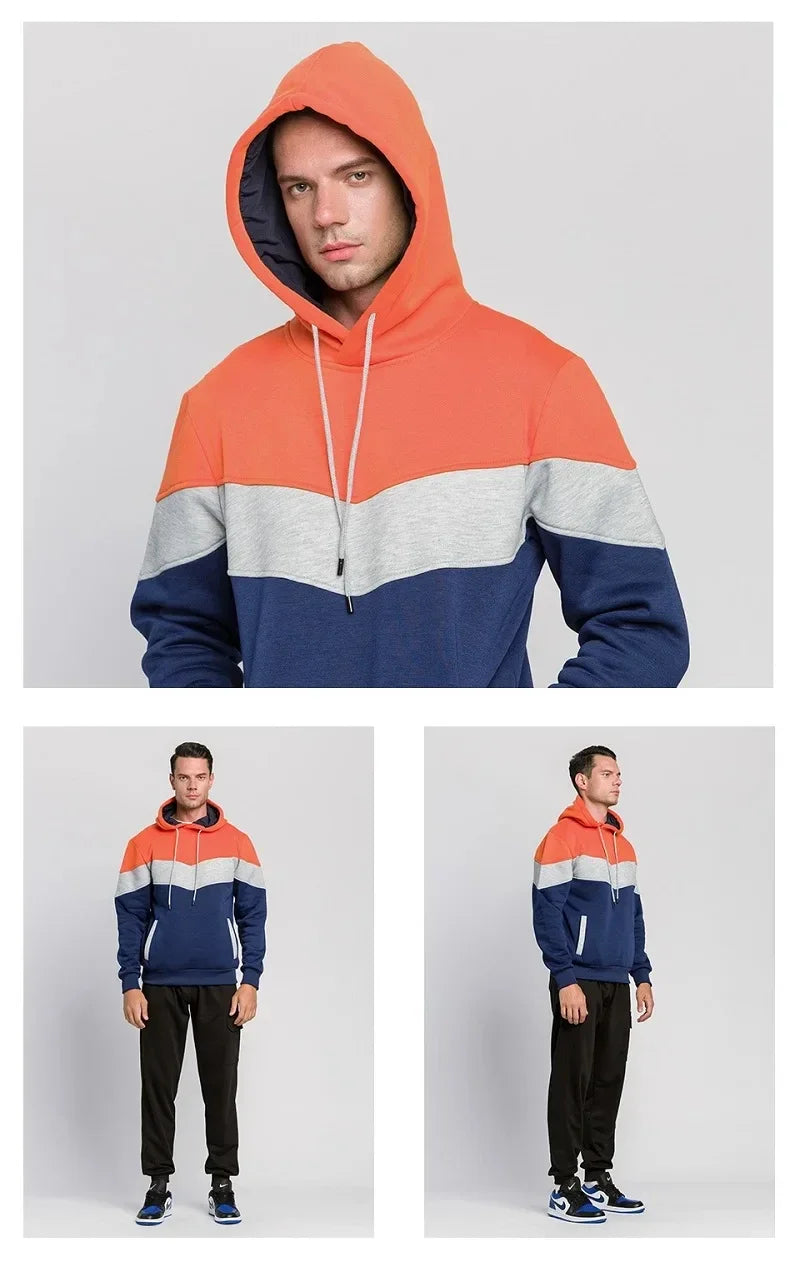 Hooded Sweatshirt +Drawstring Pants 2 Pieces Sets Tracksuit Spring Men and Women Sport Brand Hoodies Running Sportswear Suit