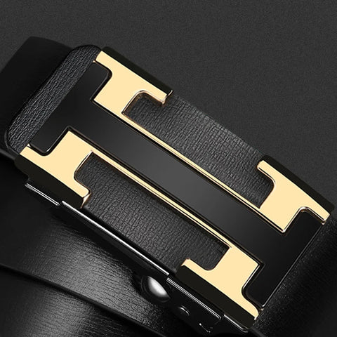 2024 New Wide 34mm Male belt Famous Style Metal Buckle Brand Men Belt Genuine Leather business Luxury Belts