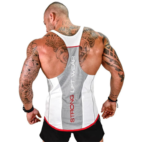 Men's Bodybuilding Tank Top Gyms Fitness Sleeveless Shirt