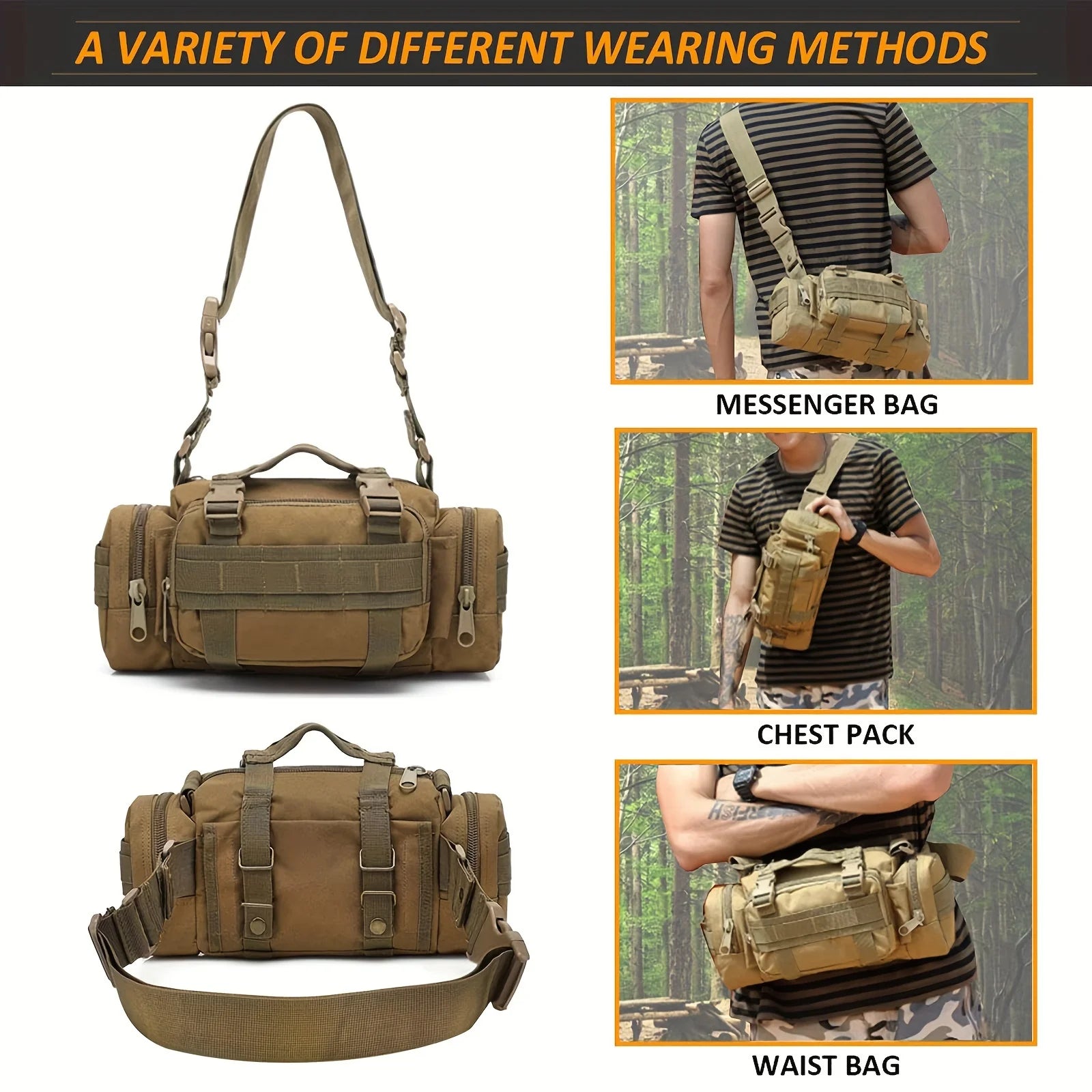 Waterproof Multifunctional Outdoor Sport Bag Storage Waist Bag