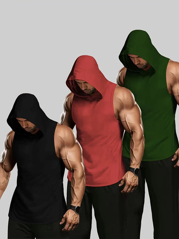 Tank top Set Men's Clothing Workout Vest