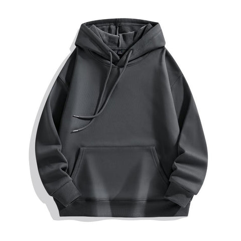 Comfortable Heavy-Duty Cotton Hoodie | Plush Shoulder Loose Jacket