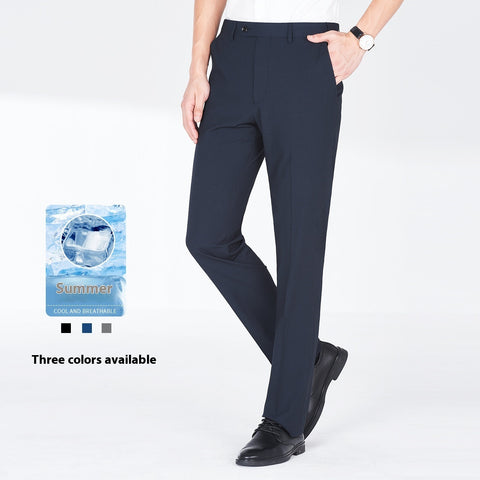 Men's Suit Pants Summer Thin Drape