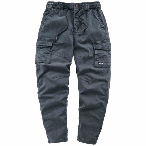 Men's Straight Leg Cargo Pants with Multi-Pockets