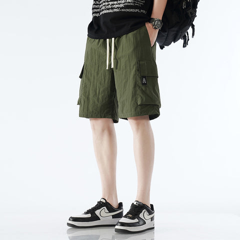 Men's Loose Sports Pants: Fashionable Fifth Leisure Wear