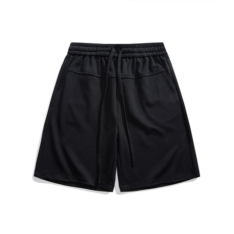 Casual Men's Drawstring Shorts Loose Straight Fit for Relaxed Style