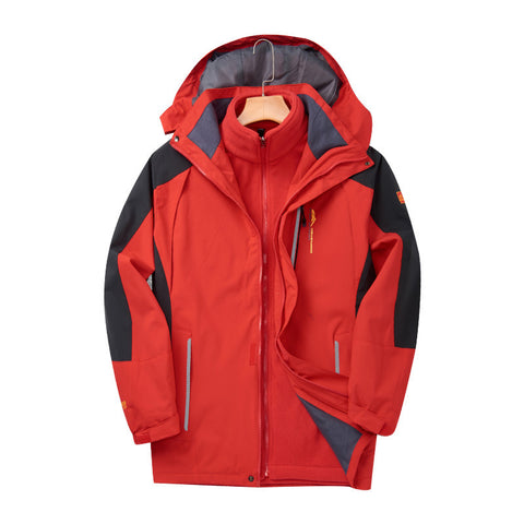 Men's Shell Jacket & Detachable Ski Suit Overalls