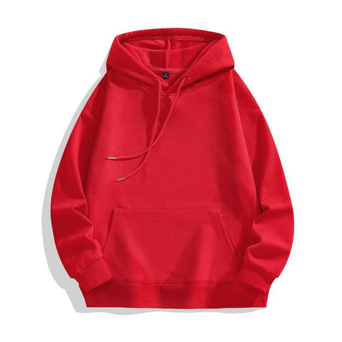 Comfortable Heavy-Duty Cotton Hoodie | Plush Shoulder Loose Jacket