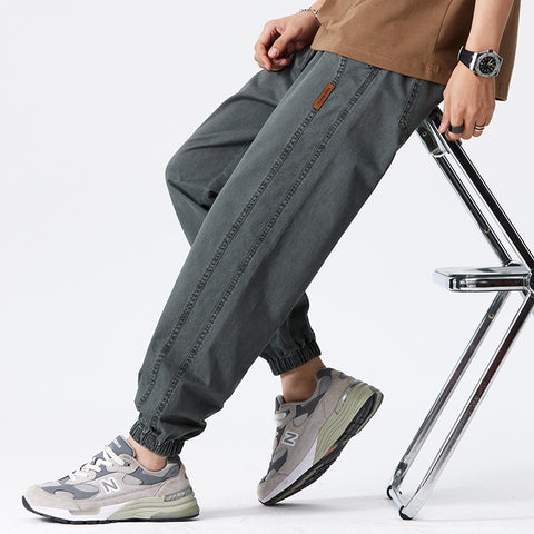 Fashionable Loose Cotton Trousers for Men