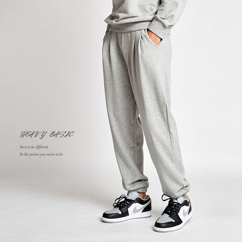 Men's Draping Terry Sweatpants: Fashion Brand Casual Loose Fit