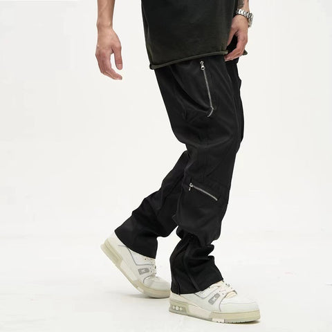 Men's Straight Multi-Pocket Cargo Pants