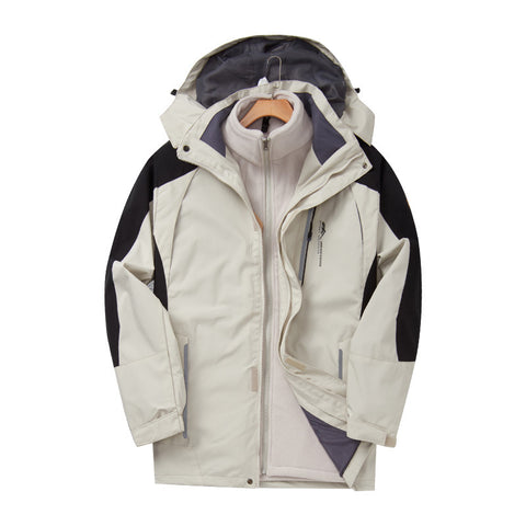 Men's Shell Jacket & Detachable Ski Suit Overalls