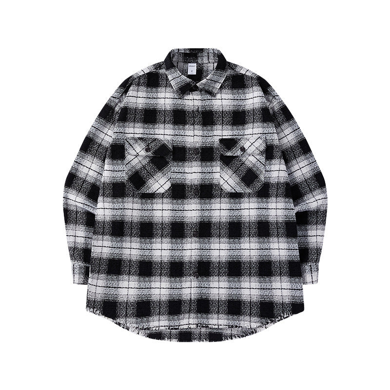 Men's American Plaid Shirt Coat